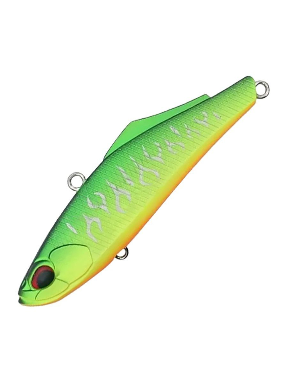 Воблер DUO Bay Ruf Tide Vib 80, CEA0737 Lime Head Clear Gigo, 80 мм, 25 г, тонущий, виб