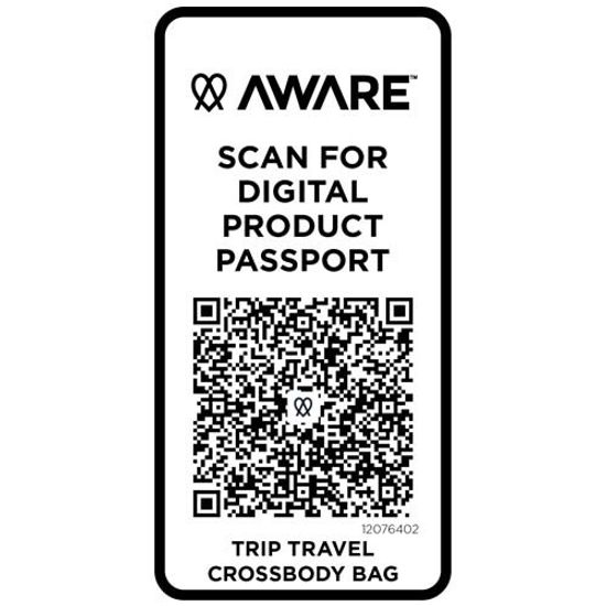 Trip Aware™ дорожная сумка через плечо из переработанного материала GRS объемом 1 л