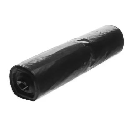 Пакет мусорный 180л ПВД 40мкм черный (10 шт/рул) (smart)