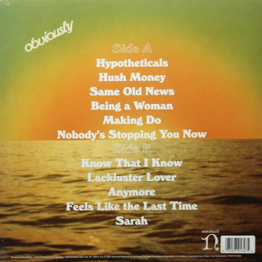 Lake Street Dive / Obviously (Limited Edition)(Coloured Vinyl)(LP)