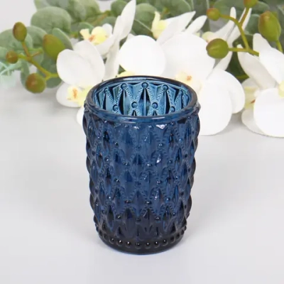 Подсвечник «Самоцвет» 6,5*9 см, Сапфир