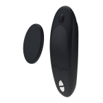 Черный вибромассажер 16,1см в трусики для стимуляции клитора We-Vibe Moxie SNXM1SG9