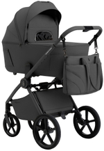 Коляска 4 в 1 Sweet Baby SBL Elegante Therma Colore + автокресло Elegante Plus с базой i-Size ISOFIX DK780 Dark Grey