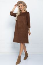 Платье Элегантная простота (коричневое) П11266 LT Collection