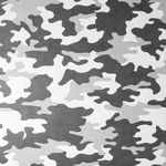 Упаковочная бумага, Крафт 50гр (0,7*10 м) Камуфляж, Серый, 1 шт.