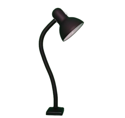 Станочный светодиодный светильник на гибкой ножке с винтовым основанием 220В/12В/24В, под лампочку Е27