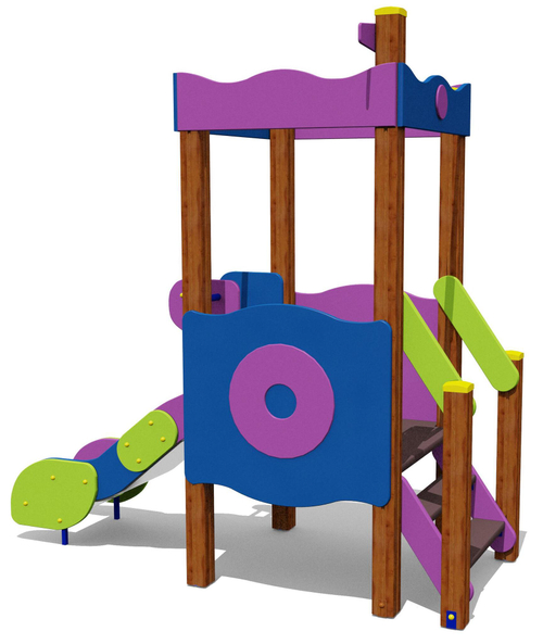 Игровой комплекс 070284.21 для детей 2-4 года для уличной площадки