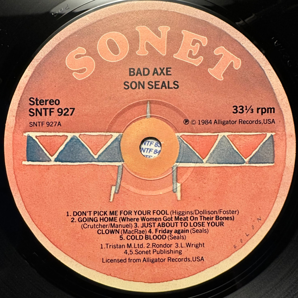 Son Seals - Bad Axe (Англия 1984г.)