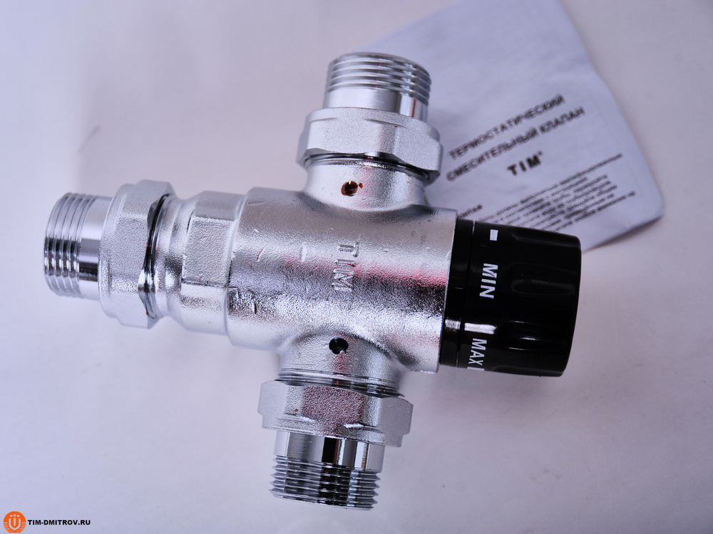 Термосмеситель 1" 38-60*C TIM (BL8804)