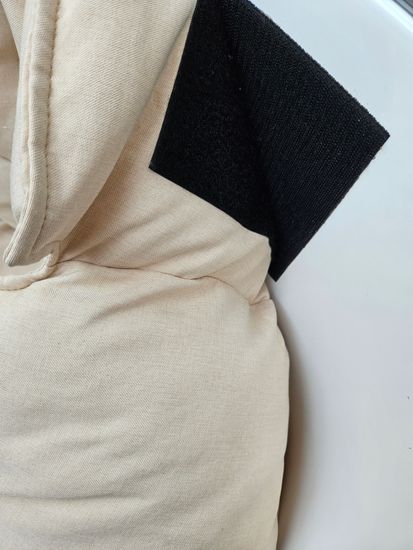 Поворотное кресло Husk цвет белый