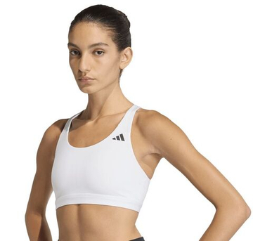 ТОП теннисный Adidas Optime Essentials Workout Medium Support Sports - white