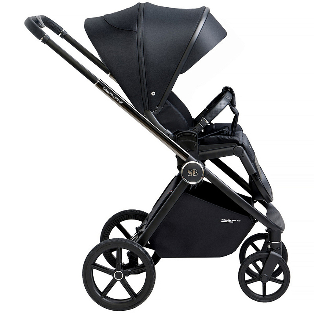 Детская коляска Sweet Baby Elegante 2 в 1 Chrome Black