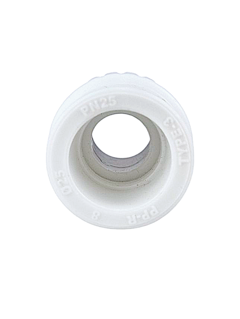 Муфта комбинированная PPR наружная резьба 25х3/4,  белый, РТП (80/20)