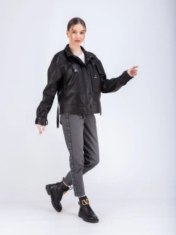 Куртка женская кожаная большие размеры