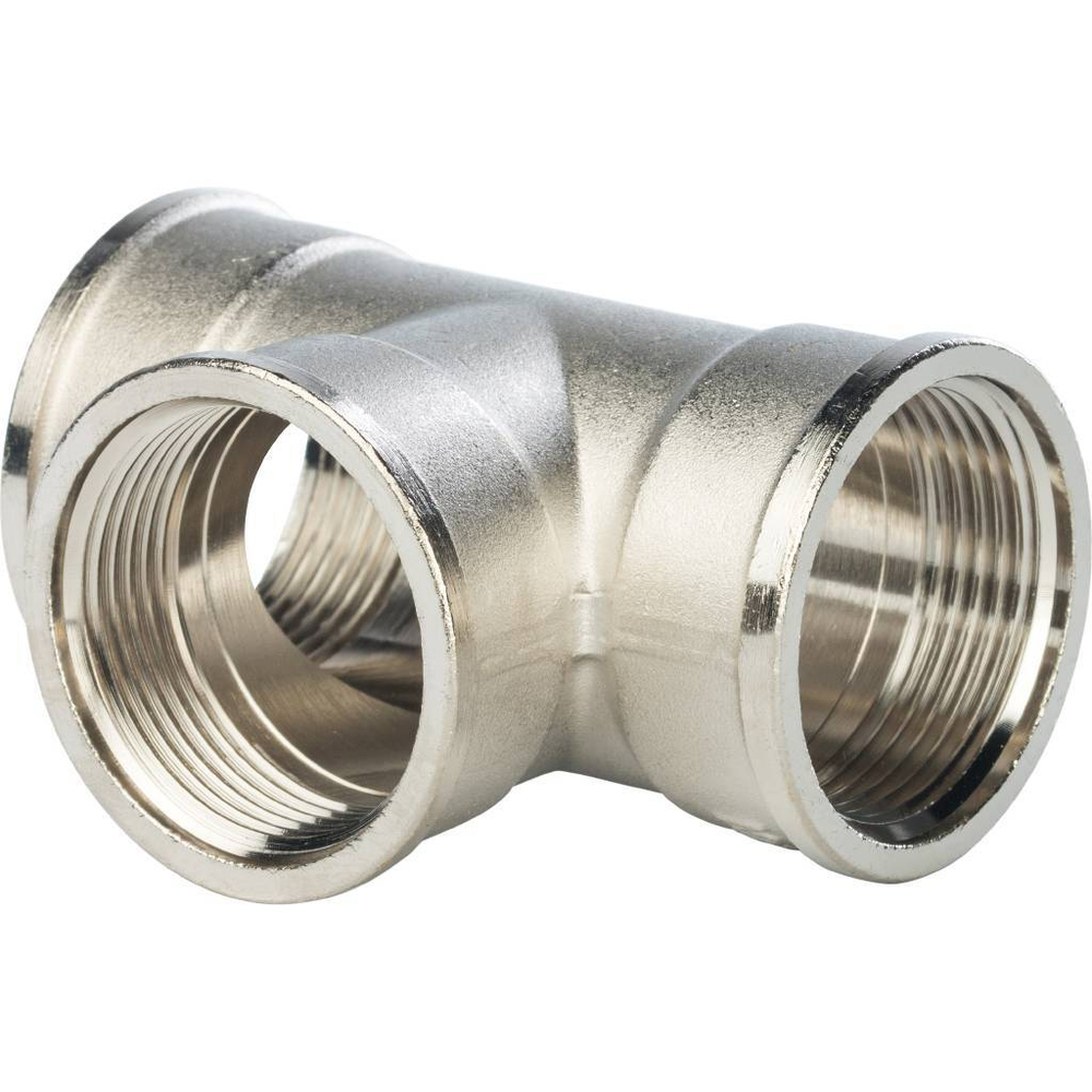 Тройник STOUT никелированный 1 1/4" ВР