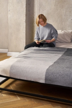 Плед Luxberry Woolen Серо-графитовый