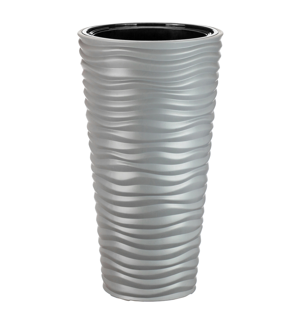 Кашпо ДЮНА D340мм 9/42л H 630мм со вставкой