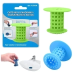 Ситечко - Улавливатель волос D5,5см 2цв.