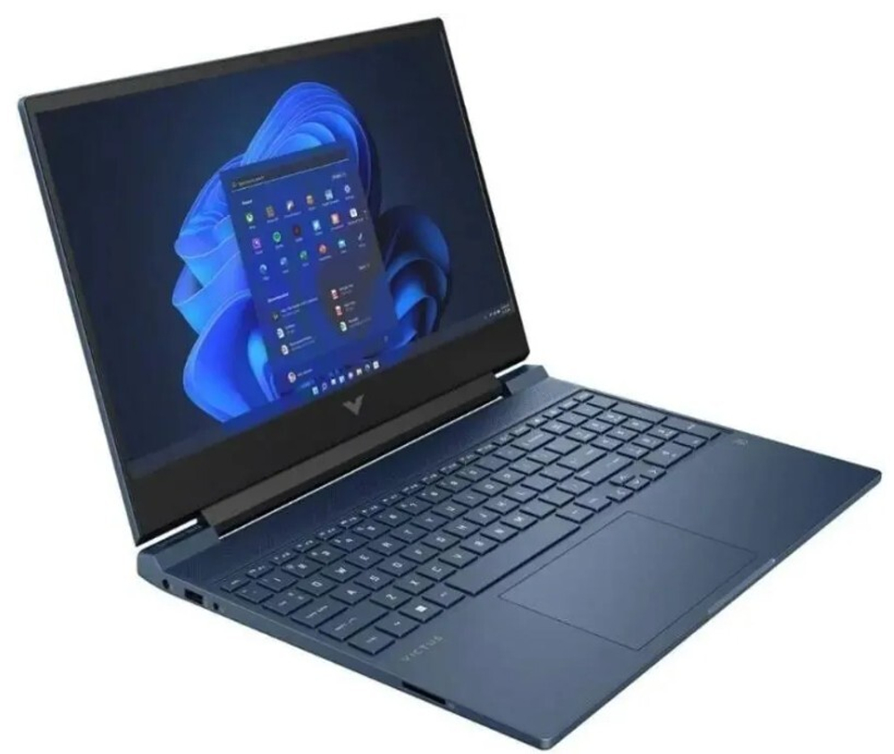 Ноутбук  HP Victus 15-fa0033dx 15.6 ", Core i5, 8 Гб RAM, 512 Гб SSD, GeForce RTX 3050, Синий