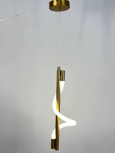 Светильник потолочный Lanbos BD.33091, 10W LED, латунь