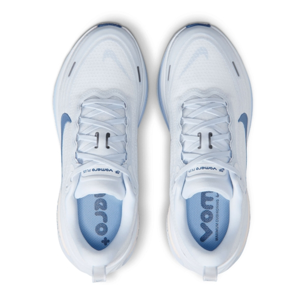 Женские Кроссовки для бега Nike VOMERO PLUS - WHITE/MYSTIC NAVY/ALUMINUM/FOOTBALL