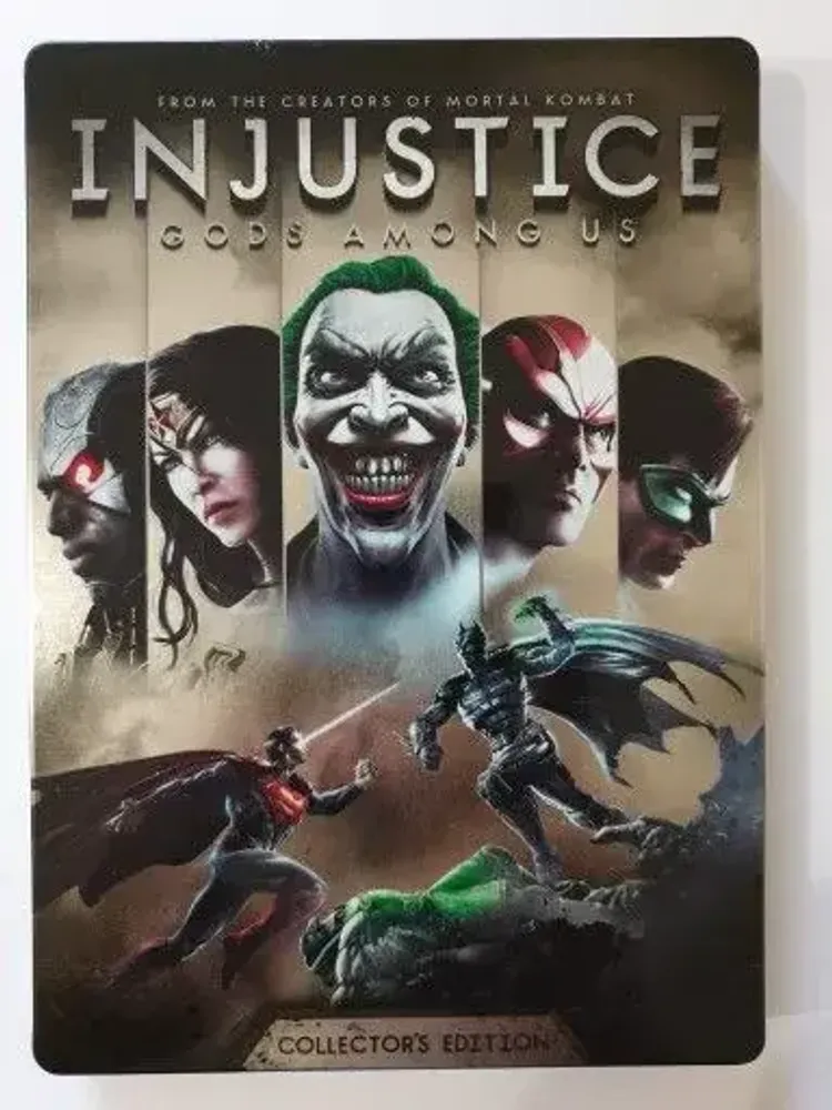 Видеоигра Injustice: Gods Among Us SteelBook ver. (Xbox 360/Xbox One) USED Б/У