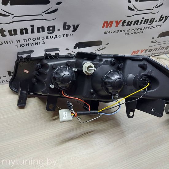 Передние фары daylight chrome для Renault Megane 2(II)