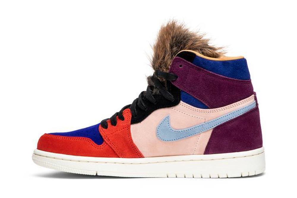Кроссовки Jordan Air Jordan 1 Court Lux High Og "Aleali May" (Женская размерная сетка)