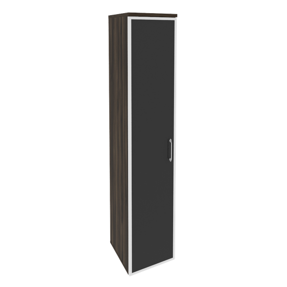 Оникс Шкаф высокий узкий левый O.SU-1.10 R (L) black  400*420*1977
