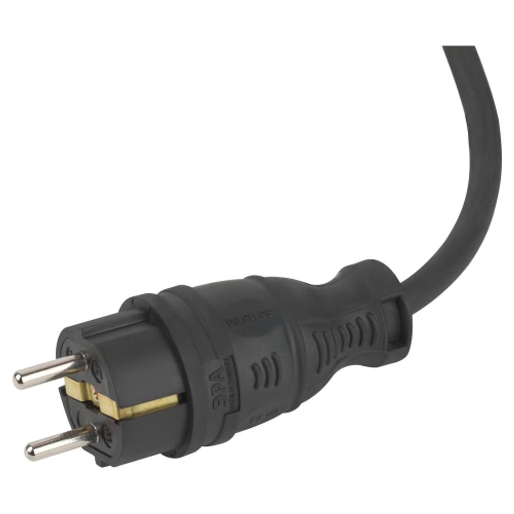 Удлинитель силовой ЭРА UK-4e-3x1,5-40m-IP44(KG) с заземлением 4 розетки каучук 40м КГ 3х1,5мм2 IP44