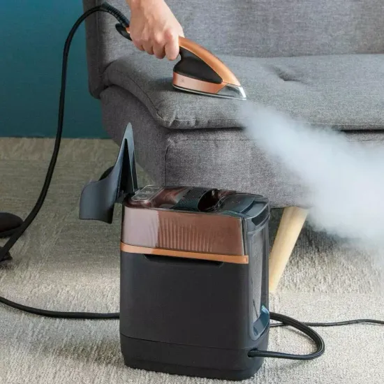 Гладильная система Tefal Ixeo QT2020EO, золотой/черный