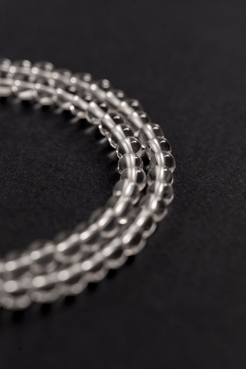 Браслет "Memo about Pure Energy" двойной из природного горного хрусталя