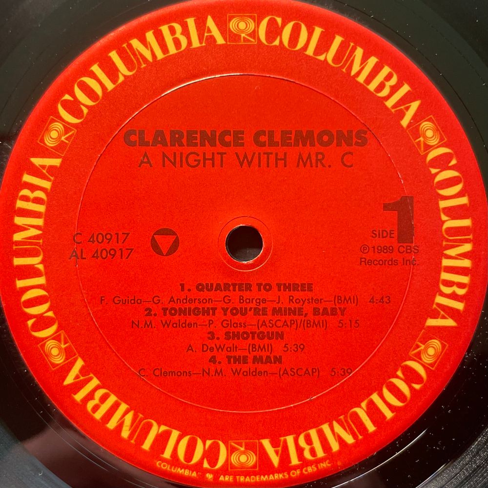Clarence Clemons ‎– A Night With Mr. (США 1989г.)