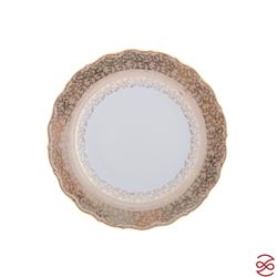 Блюдо круглое Queen's Crown Лист бежевый 30 см
