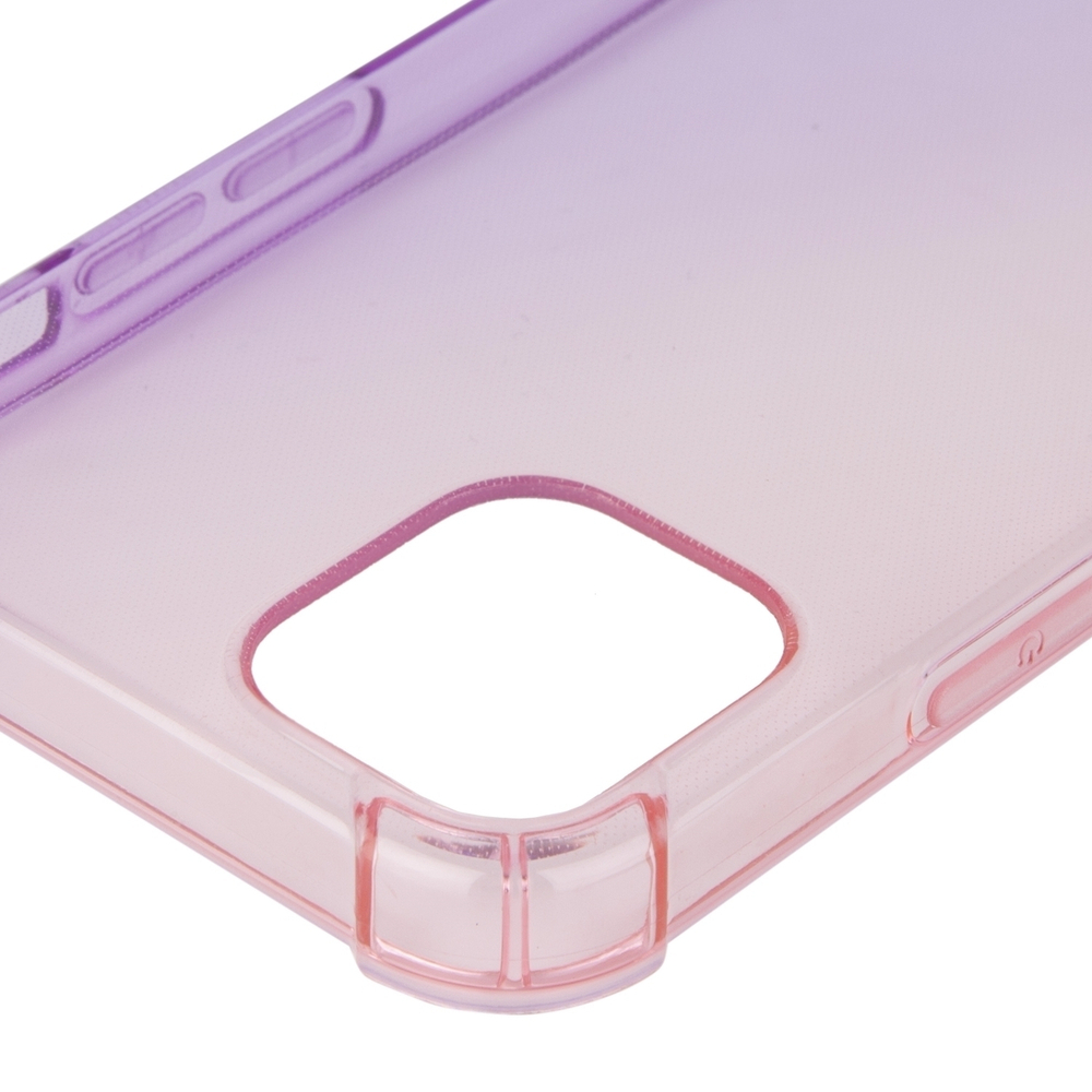 Чехол ROSCO для Apple iPhone 12 mini оптом (арт. IP12MINI-HARD-TPU-PINK-PURPLE)