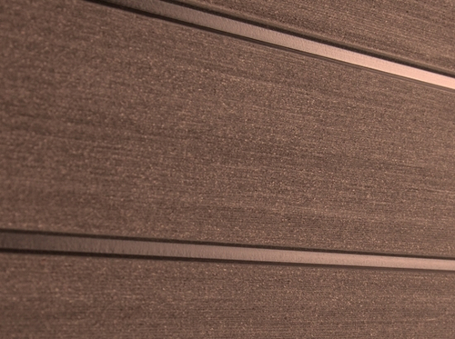 Заборная доска из ДПК - SW Agger. Цвет терракот. (1 м.п.)