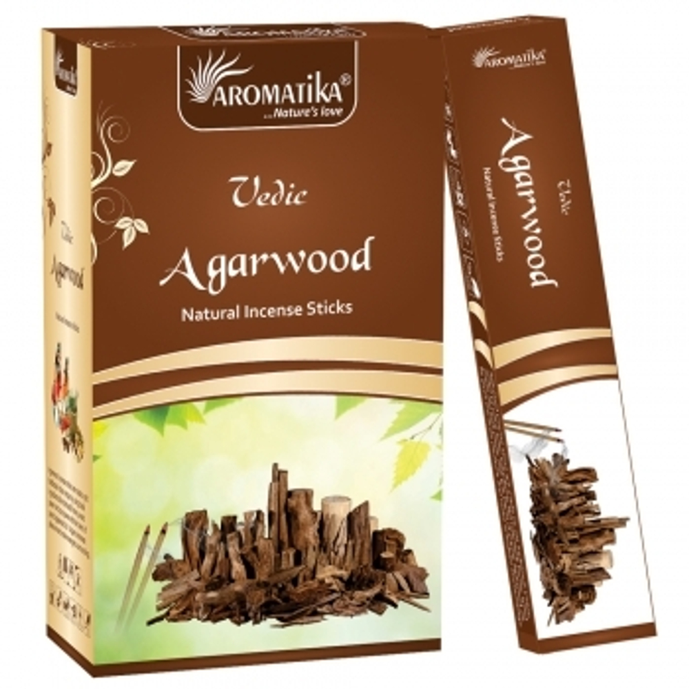 Vedic Agarwood Благовоние-масала Агаровое дерево, 15 г
