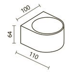 Архитектурная подсветка Outdoor O435WL-L5GF3K