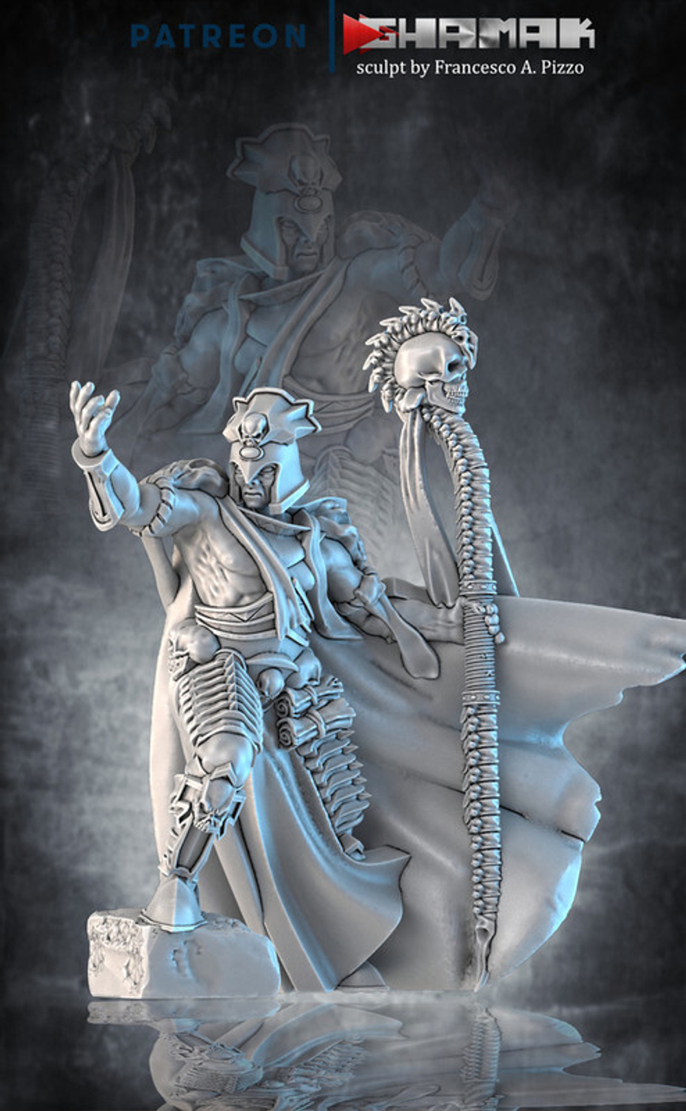Grand Alliance Death Soulblight Gravelords Vampire Counts Necromancer Некромант миниатюра для dnd, днд, pathfinder, фентези, Настольная игра, НРИ, Варгейм, РПГ