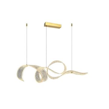 Подвесной светильник 32W 3500K APL.075.13.32 прозрачный/латунь Riccarda Aployt