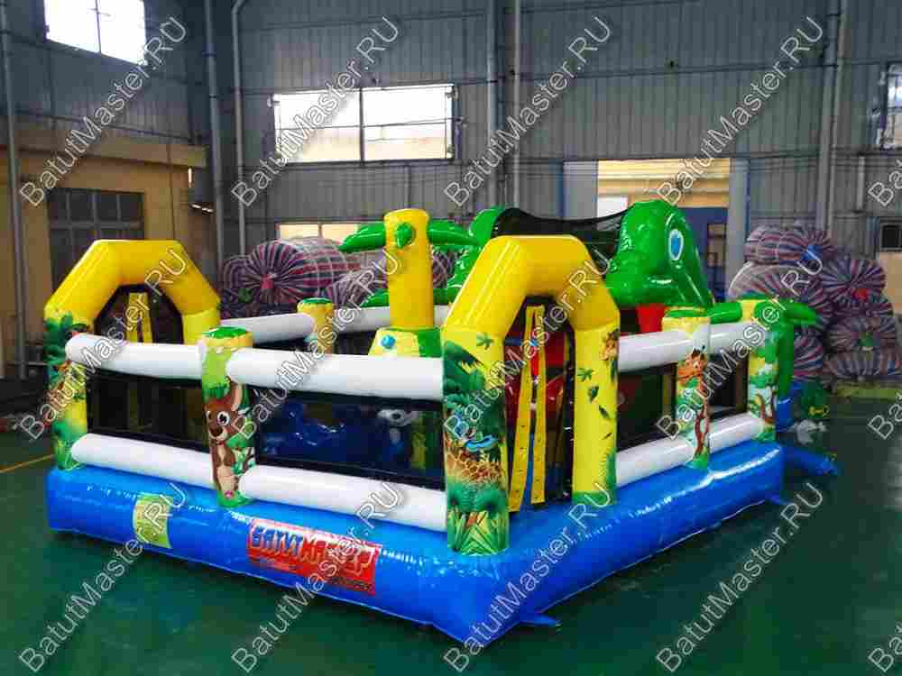 Надувной батут-горка "Сказочная поляна" 9*5*3,1 м