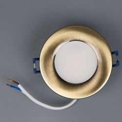 Citilux Акви CLD008013 Встраиваемый светильник влагозащищенный Бронза