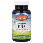 Carlson, Вегетарианская ДГК, 500 мг, 60 вегетарианских мягких таблеток