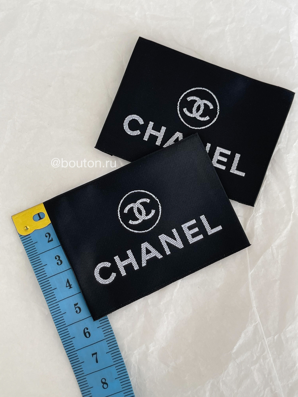 Бирка Шан. Черная 50x70 мм