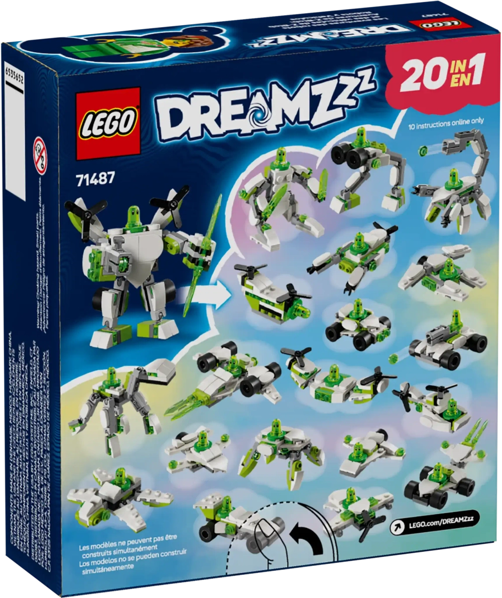 Конструктор LEGO DREAMZzz 71487 Приключения робота и транспортного средства Z-Blob