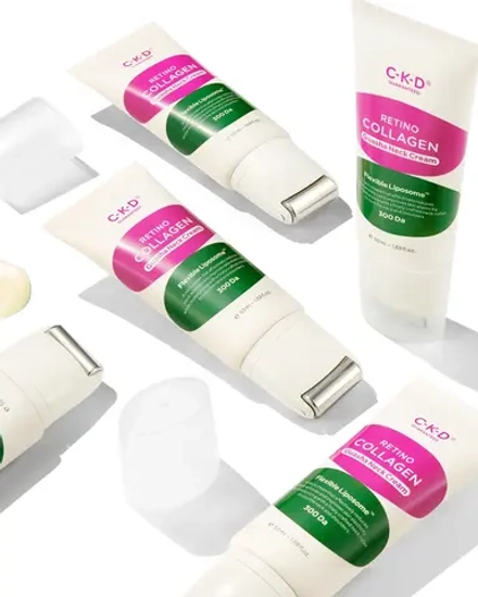 CKD Retino Collagen Small Molecule 300 Guasha Neck Cream Роликовый крем для массажа шеи с ретиналем