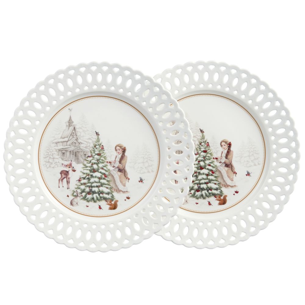 НАБОР ТАРЕЛОК ОБЕДЕННЫХ LEFARD "МОРОЗКО" 2 ШТ. 26,5 СМ (КОР=12НАБ.)