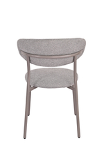 Стул обеденный Ayla серый серые ножки