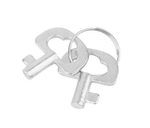 Металлические наручники Luv Punish Cuffs (Цвет: серебристый)