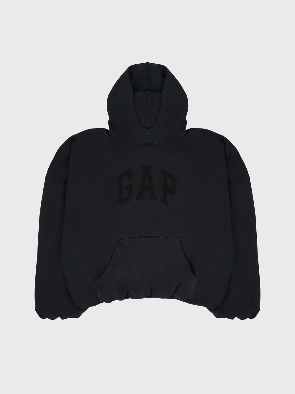 Худи Yeezy Gap Engineered by Balenciaga Dove Hoodie Washed Black